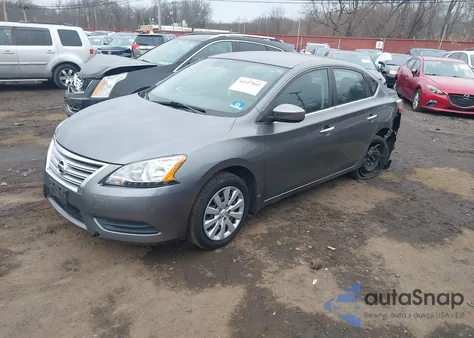2015 Nissan Sentra Sv z USA, uszkodzony, nr VIN 3N1AB7AP8FY259839